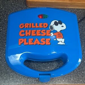 Snoopy Grilled Cheese Maker with box & directions